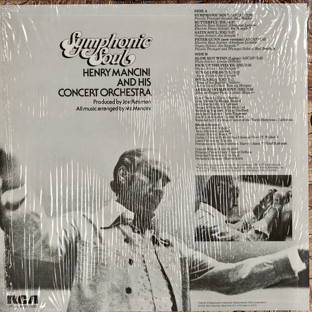 Henry Mancini / ヘンリー・マンシーニ / Symphonic Soul (APL1 1025)