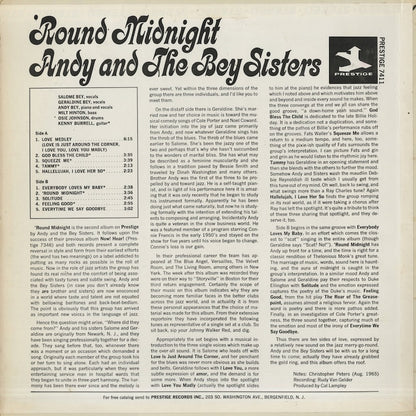 Andy And The Bey Sisters / アンディ・アンド・ザ・ベイ・シスターズ / 'Round Midnight (PR 7411)