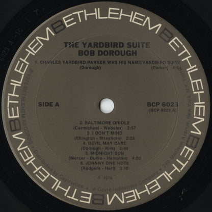 Bob Dorough – Yardbird Suite (BCP-6023) LP 1976 US Bethlehem | 中古LP