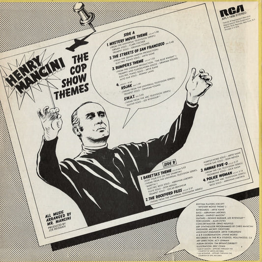 Henry Mancini / ヘンリー・マンシーニ / The Cop Show Themes (APL1-1896)