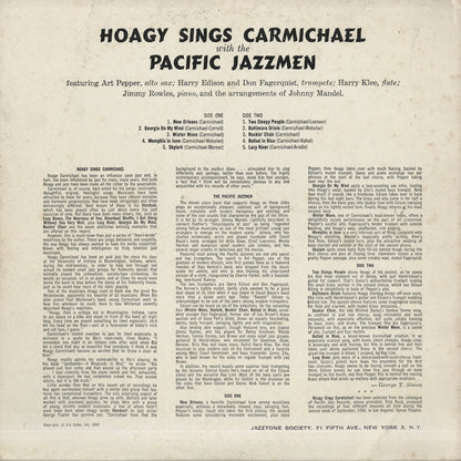 Hoagy Carmichael / ホーギー・カーマイケル / Hoagy Sings Carmichael (J 1266)