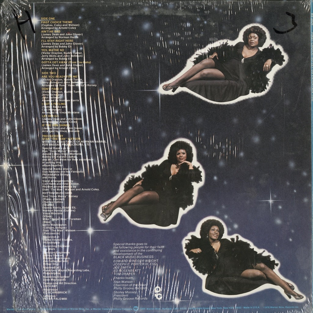 First Choice / ファースト・チョイス / So Let Us Entertain You (BS 2934)