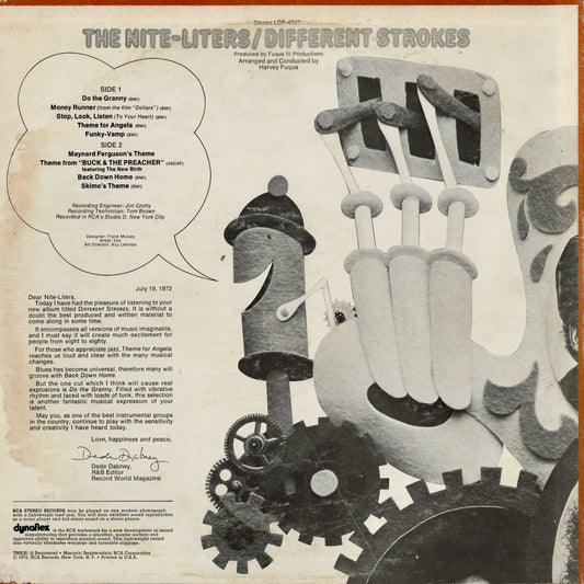 The Nite-Liters / ナイト・ライターズ / Different Strokes (LSP-4767)