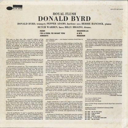 Donald Byrd / ドナルド・バード / Royal Flush (BST-84101)