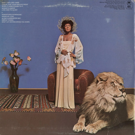 Minnie Riperton – Adventures In Paradise (PE 33454) LP 1975 US Epic | 中古LP