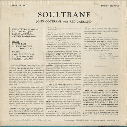John Coltrane / ジョン・コルトレーン / Soultrane (PRLP 7142)