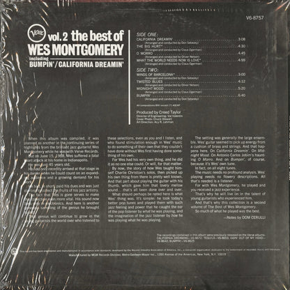 Wes Montgomery / ウェス・モンゴメリー / The Best Of Wes Montgomery Vol. 2 (V6-8757)