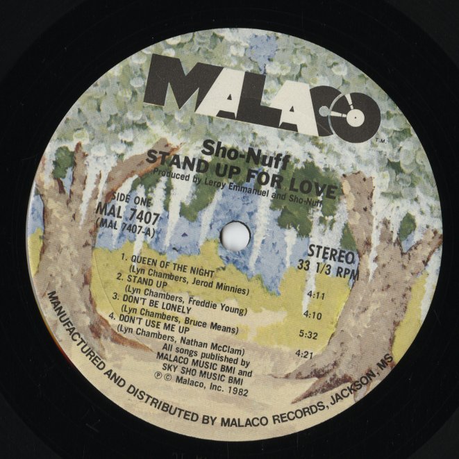 Sho-Nuff - Stand Up For Love (MAL 7407) LP 1982 US Malaco｜中古LP