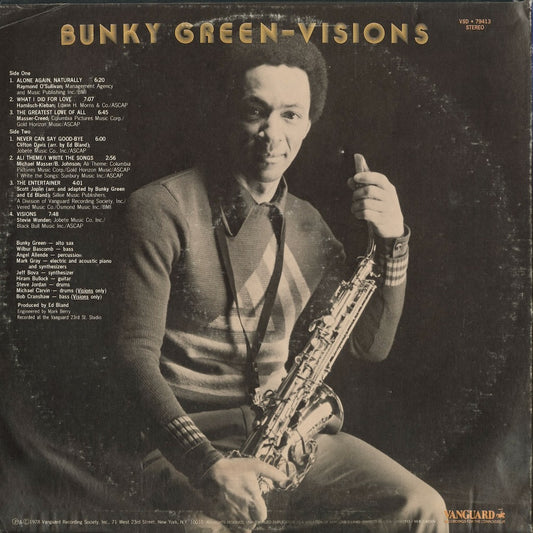 Bunky Green - Visions (VSD 79413) LP 1978 US Vanguard｜中古LP
