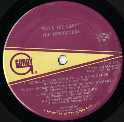 The Temptations / テンプテーションズ / Sky's The Limit (GS957)