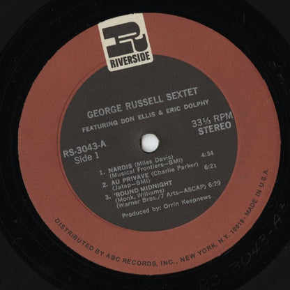 George Russell Sextet Featuring Don Ellis & Eric Dolphy / 1 2 3 4 5 6extet (RS-3043)