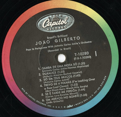 Joao Gilberto - Brazil's Brilliant (T10280) LP 1960 US Capitol｜中古LP