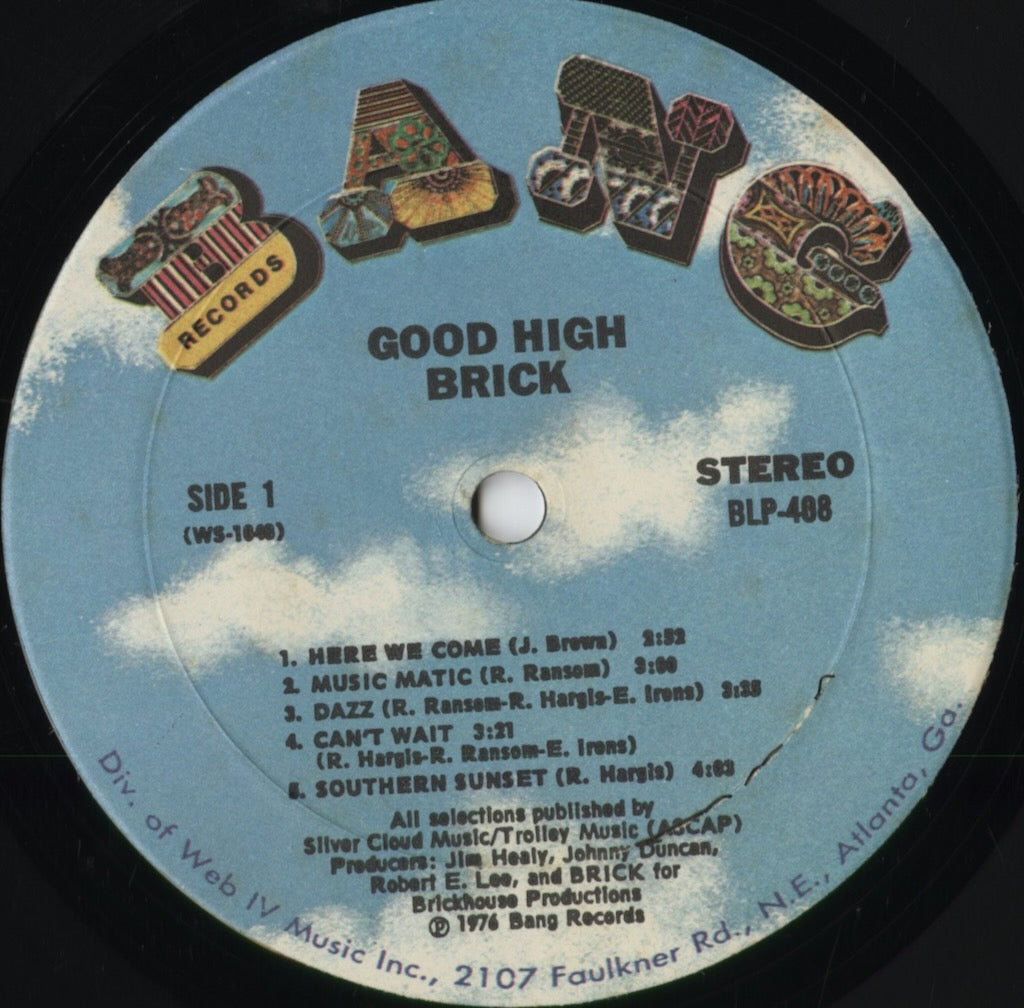 Brick - Good High (BLP-408) 1976 US Bang｜中古LP