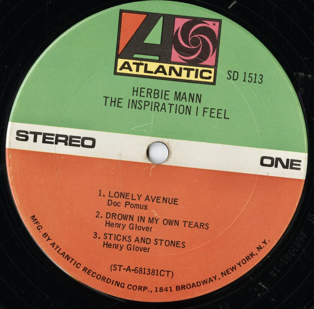 Herbie Mann / ハービー・マン / The Inspiration I Feel (SD 1513)