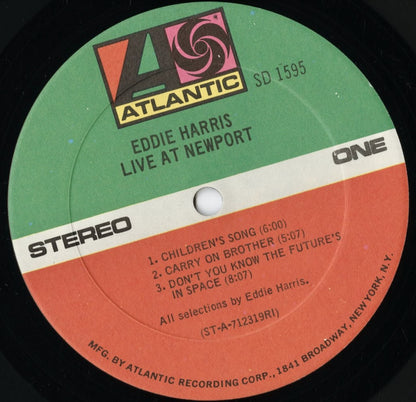 Eddie Harris – Live At Newport (SD 1595) LP 1971 US Atlantic｜中古LP