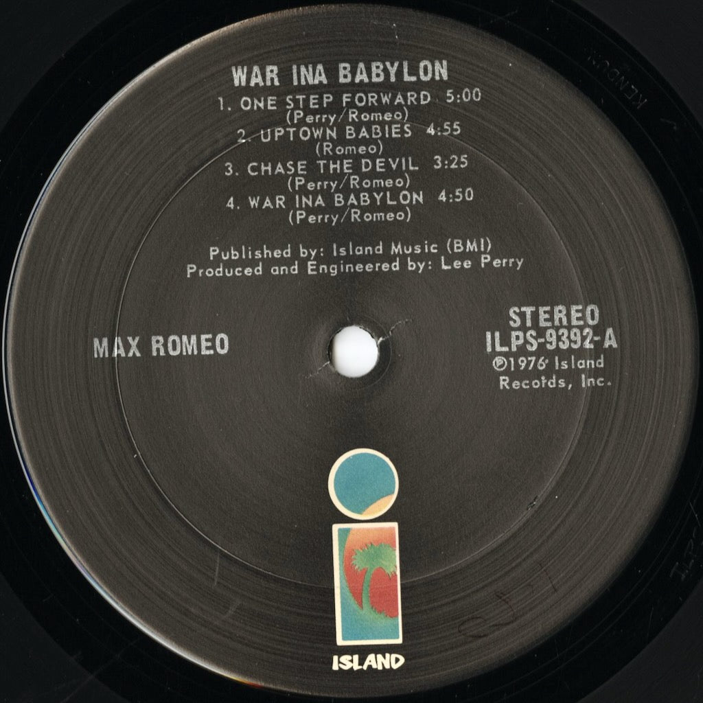Max Romeo / マックス・ロメオ / War Ina Babylon (ILPS 9392)