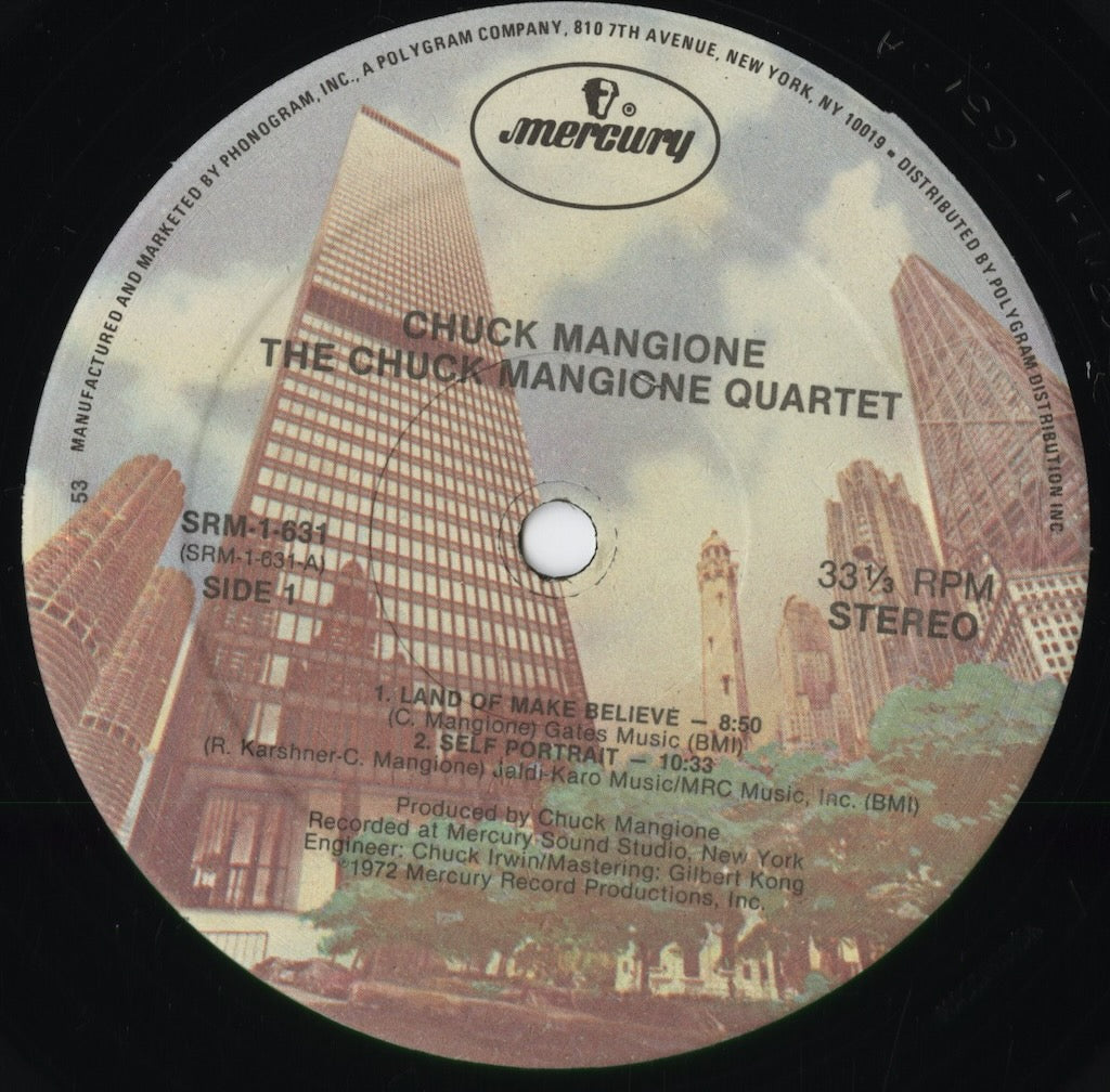 Chuck Mangione - The Chuck Mangione Quartet (SRM-1-631) 1977 US Mercury｜中古LP