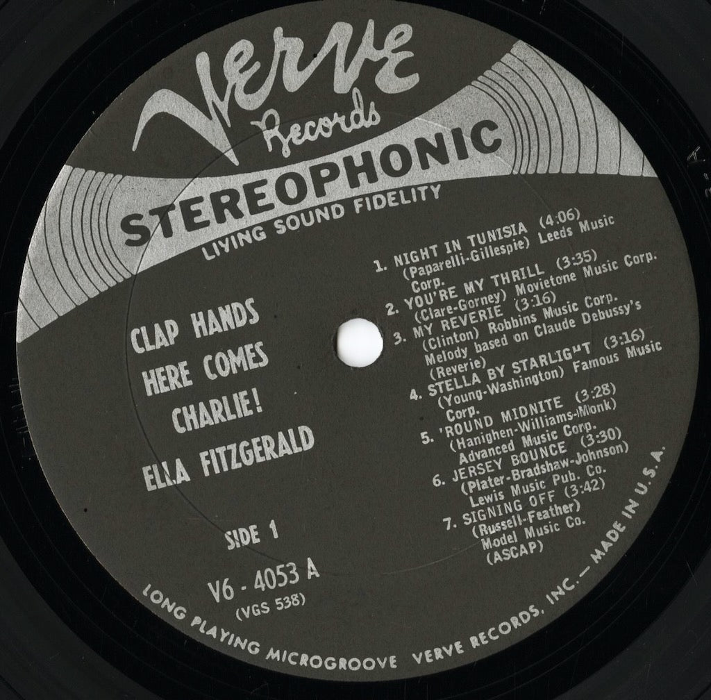 Ella Fitzgerald / エラ・フィッツジェラルド / Clap Hands Here Comes Charlie! (V6-4053)