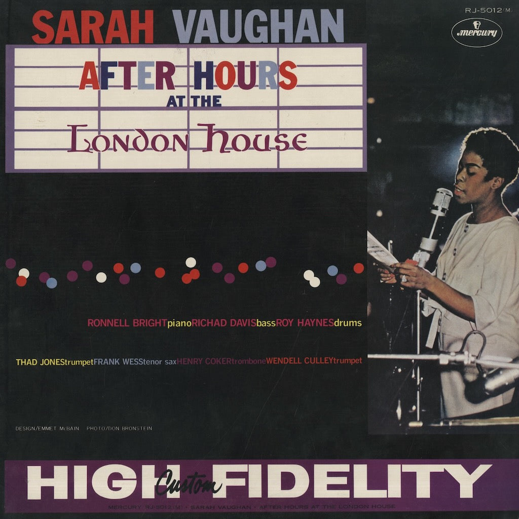 Sarah Vaughan / サラ・ヴォーン / After Hours At The London House (RJ-5012) –  VOXMUSIC WEBSHOP