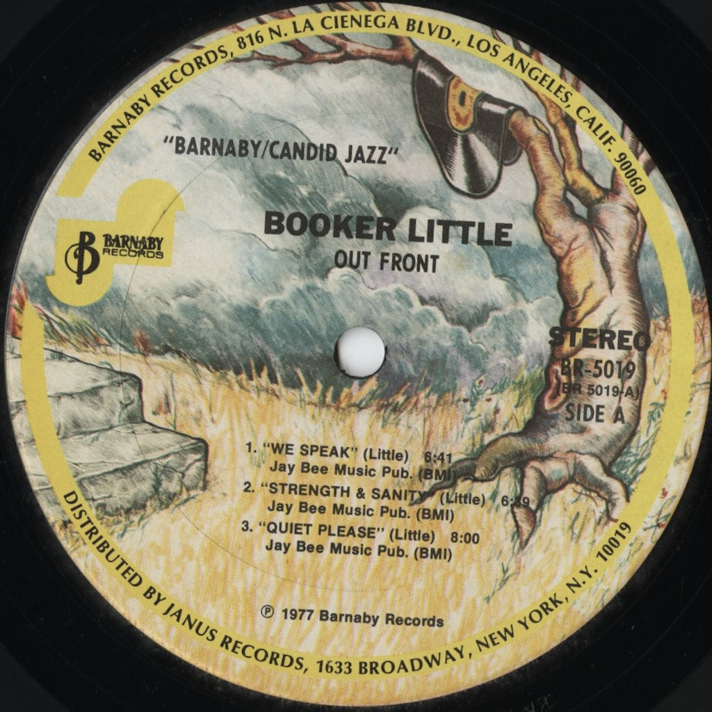 Booker Little - Out Front (BR-5019) LP 1978 US Barnaby / Candid Jazz｜中古LP