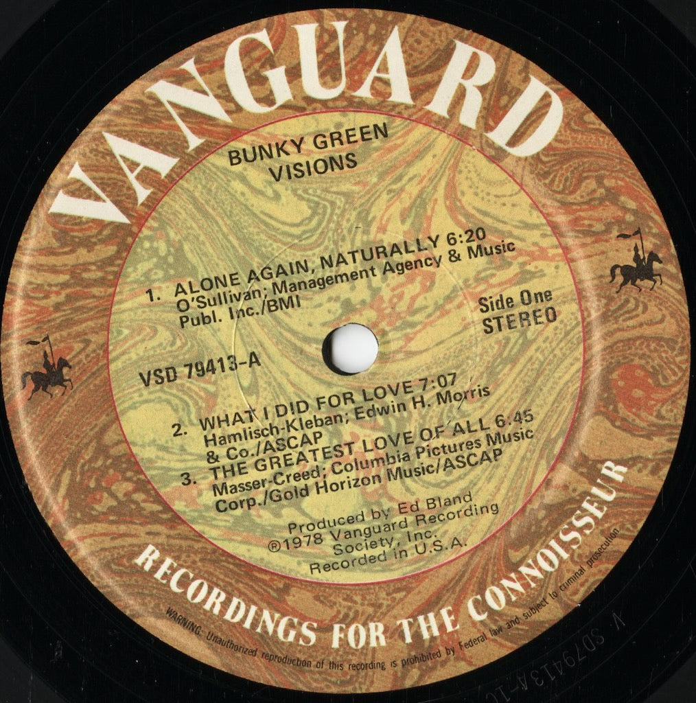 Bunky Green - Visions (VSD 79413) LP 1978 US Vanguard｜中古LP
