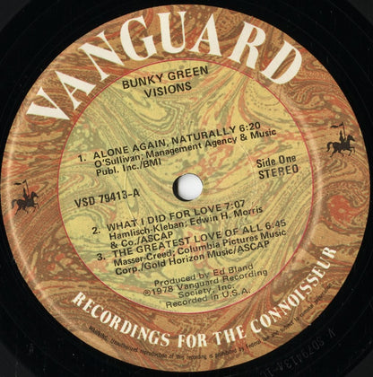 Bunky Green - Visions (VSD 79413) LP 1978 US Vanguard｜中古LP