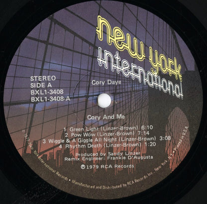Cory Daye / コリー・デイ / Cory And Me (BXL1-3408)