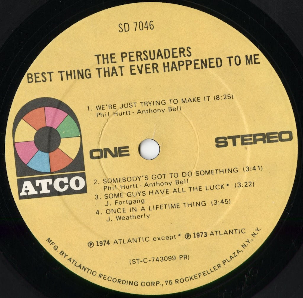 The Persuaders - Best Thing That Ever Happened To Me (SD 7046) 1974 US ATCO｜中古LP