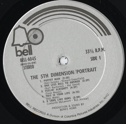 The 5th Dimension – Portrait (B 6045) LP 1970 US Bell｜中古LP