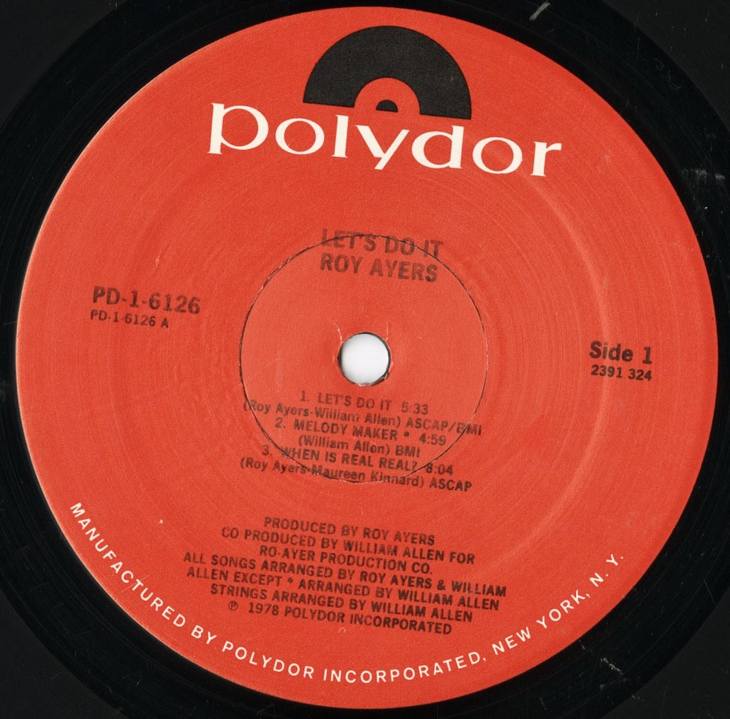 Roy Ayers / ロイ・エアーズ / Let's Do It (PD-1-6126)