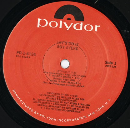 Roy Ayers / ロイ・エアーズ / Let's Do It (PD-1-6126)