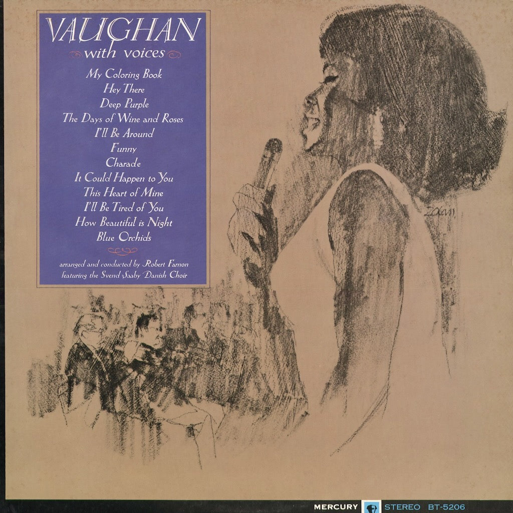 Sarah Vaughan - Sarah Vaughan With Voices (BT-5206) 1978 JPN Mercury｜中古LP サラ・ヴォーン