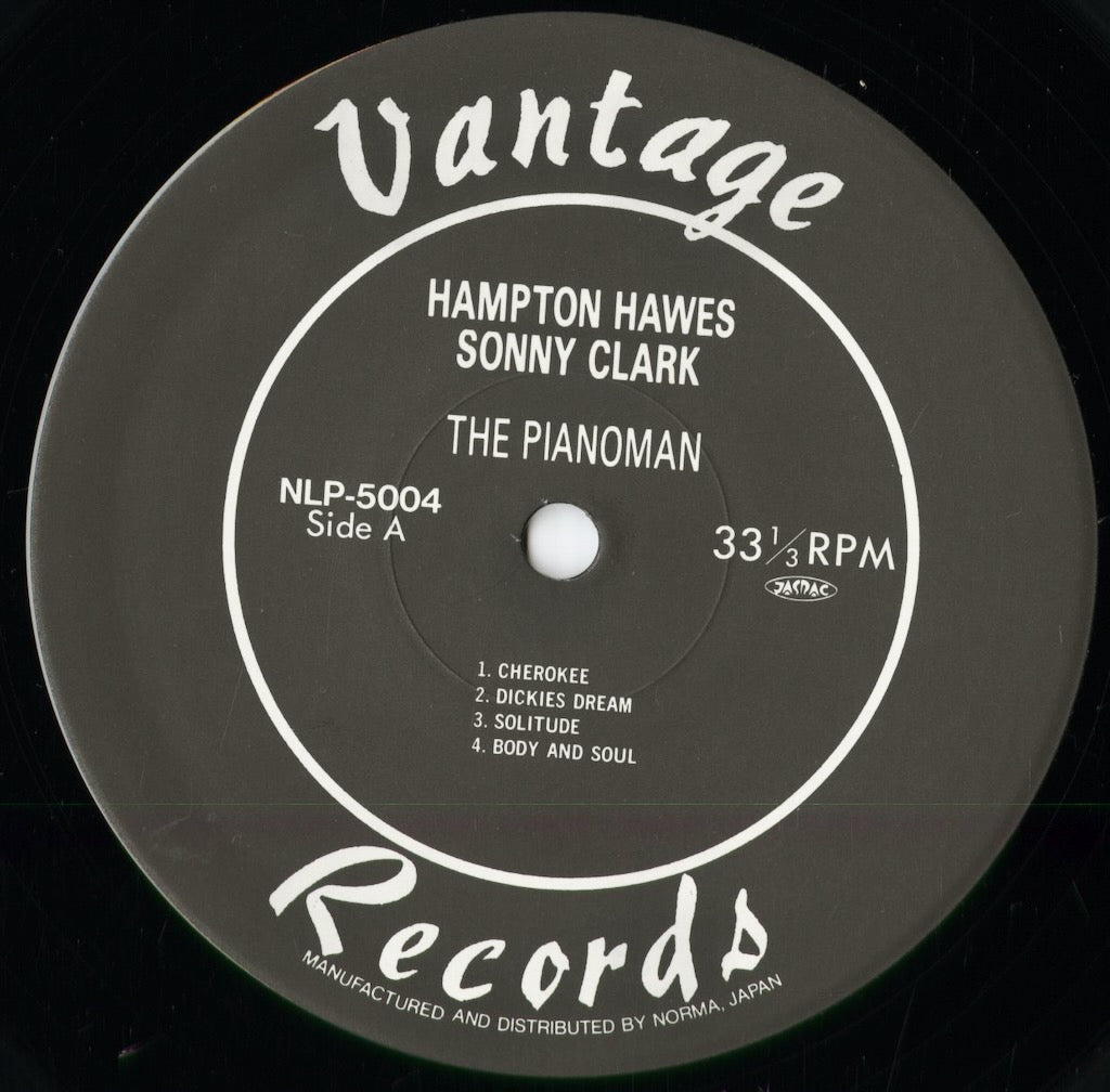 Hampton Hawes, Sonny Clark - The Pianoman (NLP 5004) 1991 JPN Norma｜中古LP
