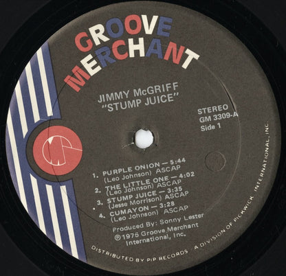 Jimmy McGriff - Stump Juice (GM-3309) LP 1975 US Groove Merchant｜中古LP