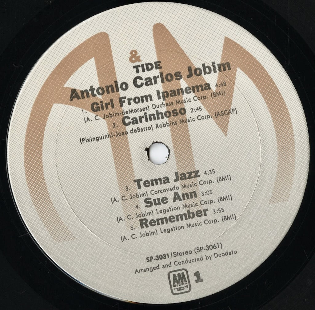 Antonio Carlos Jobim / アントニオ・カルロス・ジョビン / Tide (SP3031)