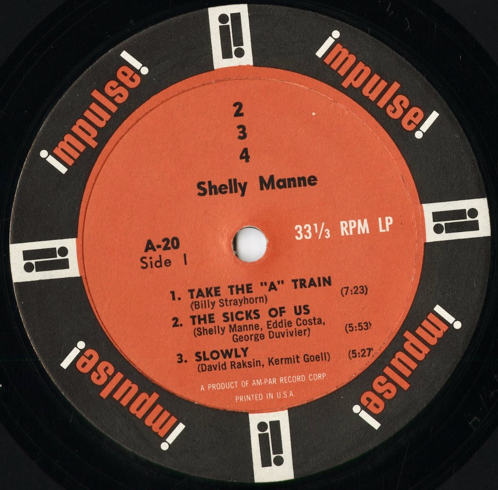 Shelly Manne - 234 (A-20) 1962 US Impulse｜中古LP