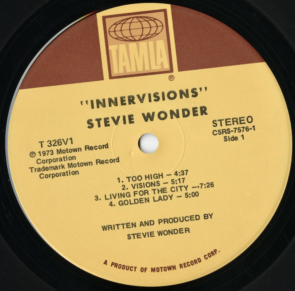 Stevie Wonder / スティーヴィ・ワンダー / Innervisions (T 326L)