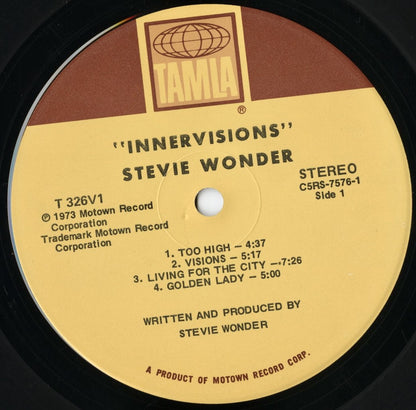 Stevie Wonder / スティーヴィ・ワンダー / Innervisions (T 326L)