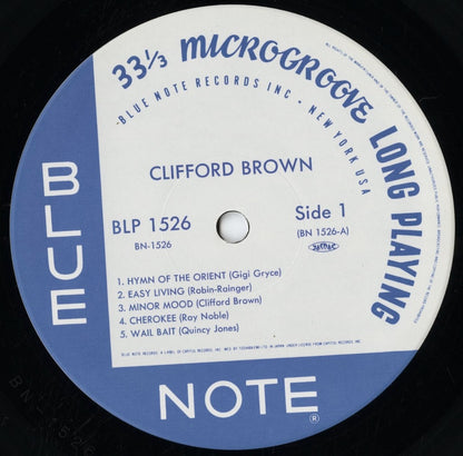 Clifford Brown - Memorial Album (BN 1526) LP 1994 JPN Blue Note｜中古LP