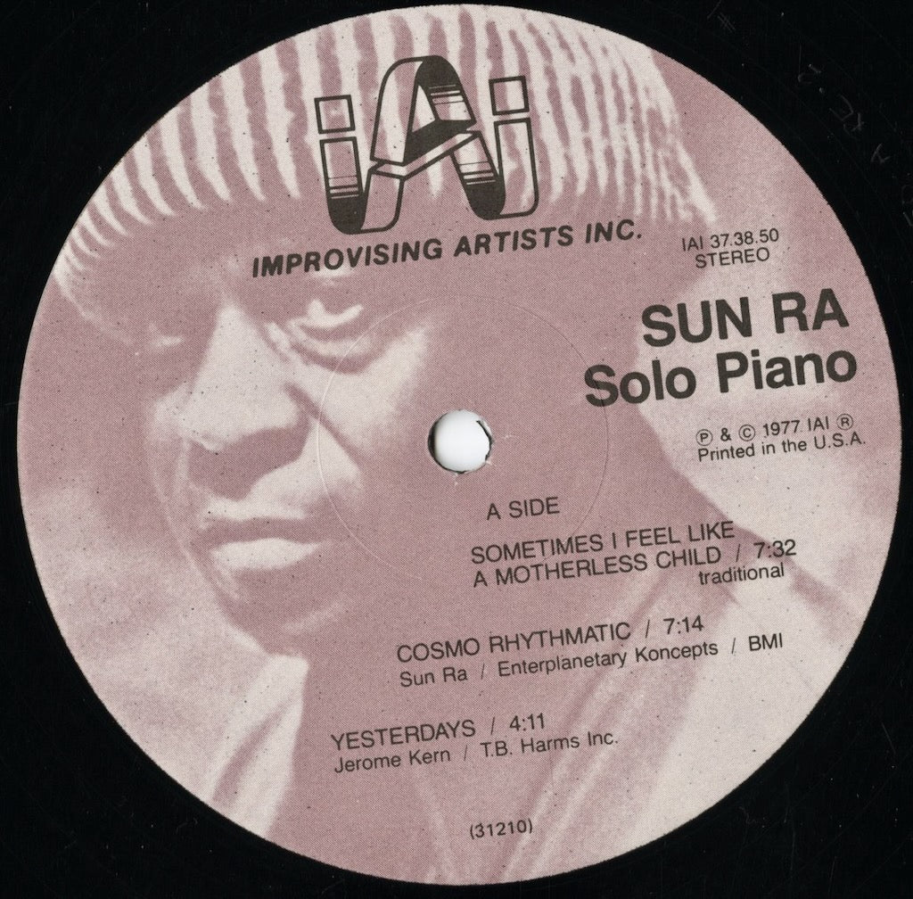 Sun Ra / サン・ラ / Solo Piano Volume 1 (IAI 37.38.50)