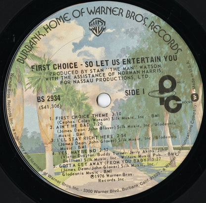 First Choice / ファースト・チョイス / So Let Us Entertain You (BS 2934)
