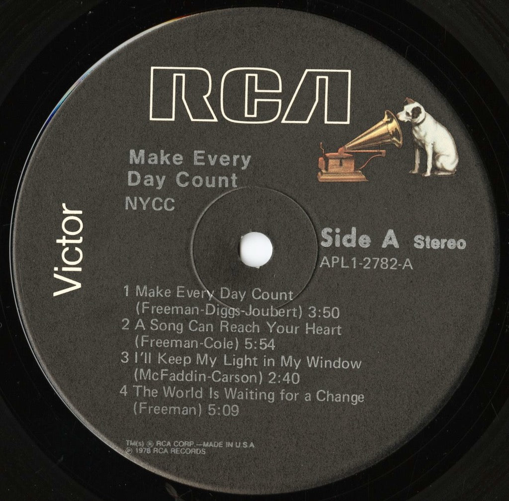 NYCC(New York Community Choir) / ニューヨークシティ・コミュニティ・クワイア / Make Every Day Count (APL1-2782)