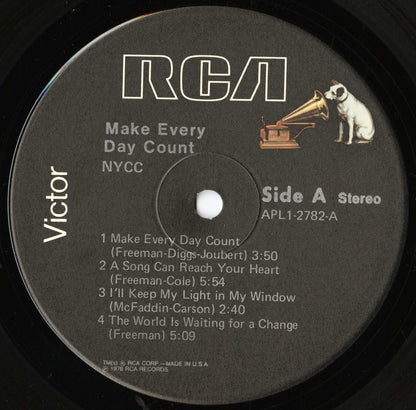NYCC(New York Community Choir) / ニューヨークシティ・コミュニティ・クワイア / Make Every Day Count (APL1-2782)