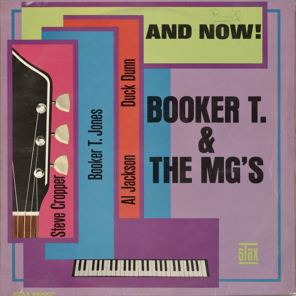 Booker T. And The M.G.'s - And Now! (STS-2006) LP 1967 UK Stax｜中古LP