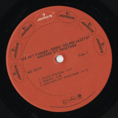 Art Farmer Benny Golson Jazztet / アート・ファーマー, ベニー・ゴルソン / Another Git Together (MG-20737)