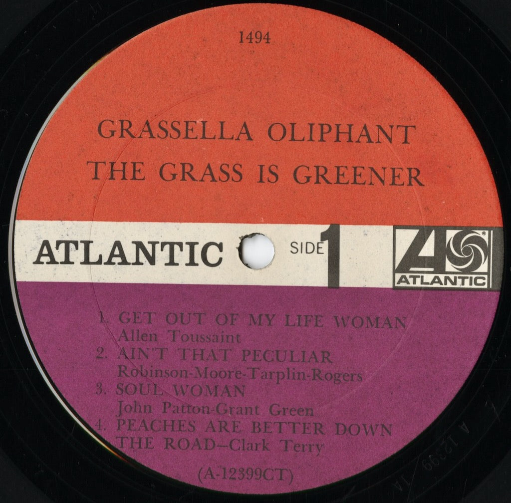 Grassella Oliphant - The Grass Is Greener (1494) 1967 US Atlantic｜中古LP