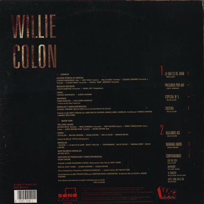 Willie Colón - Especial No. 5 (SOP-0100) LP 1986 US Sonotone Latin