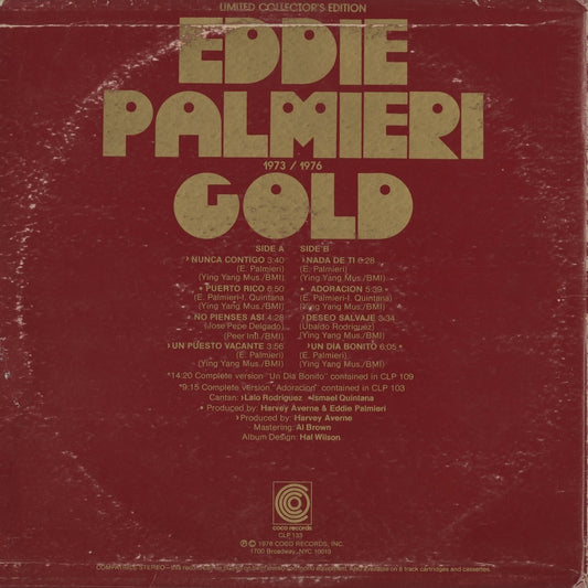 Eddie Palmieri / エディ・パルミエリ / Gold 1973-1976 (CLP 133)