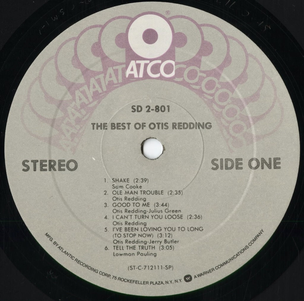 Otis Redding - Best Of Otis Redding (SD 2-801) 1979 US Atco｜中古LP