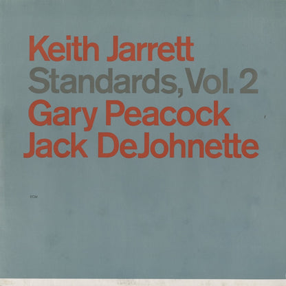 Keith Jarrett / キース・ジャレット / Standards,Vol.2 (ECM 1289)